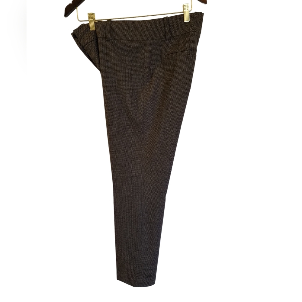 Ann Taylor Virgin Wool Blend Tweed like Pants Brown Lined Size 6